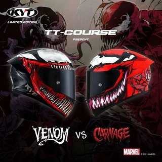 Original TT Course Venom & Carnage/TTC Motif Venom & Carnage cascos originales