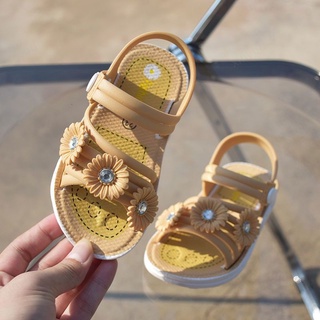 summer baby sandals 1-3 years old / comfortable soft bottom baby walking shoes / children's non slip boys and girls' soft bottom small broken flowers