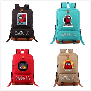 Amoung us Backpack Oxford Fabric Bagpack Unisex Teenage School Bags Travel Outdoor Bag Collage Notebook Bagpack