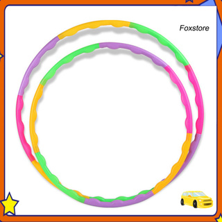 [fs] de plástico colorido hula fitness hoop de 55/65 cm/herramienta deportiva k1