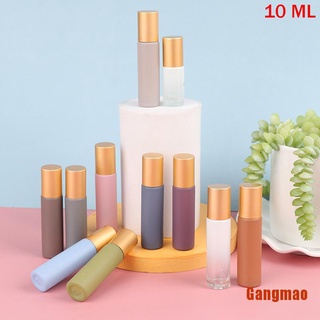 GGMAO 10 ML aceite esencial de vidrio rollo en botella rodillo de Metal bola Perfume Aromath