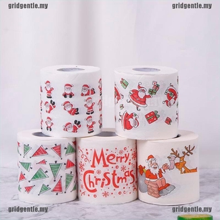 [Gentle] servilleta de mesa de navidad casa Santa Claus baño rollo de papel higiénico decoración de navidad pañuelos [MY]