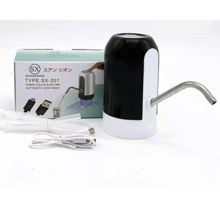 . Cuancuy - dispensador de agua potable de la bomba de galón eléctrico inalámbrico smart dispensador de agua LED Ter