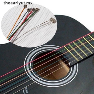 Juego de cuerdas de 6 cuerdas de nailon para guitarra clásica, reemplazo MX
