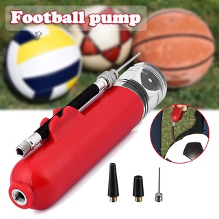 UZK portátil bomba de aire conjunto de bomba de bola inflador Kit de aguja boquilla de extensión manguera para fútbol baloncesto fútbol voleibol