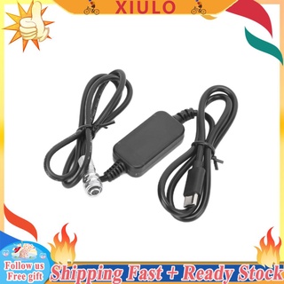 Xiulo Camcorder Cable de alimentación USB PD Type‐C para BMPCC 4K 6K Blackmagic cámara de película (1)