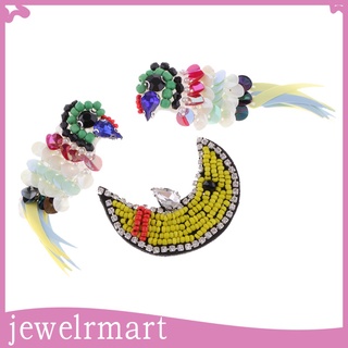 [jewelrmart] moda lentejuelas cuentas de diamantes de imitación parche aplique insignia para bricolaje bolsa de ropa decoración (3)
