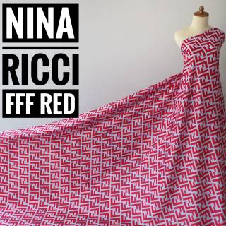 Nina Ricci FFF - tela de metro rojo (0,5 m)