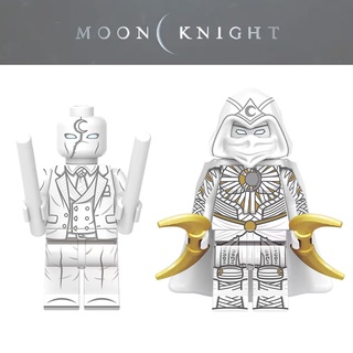 Marvel Super Héroe Mnifigures Moon Knight Bloques De Construcción Juguetes (1)