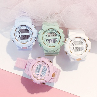 ^^entrega rápida keretamatcha reloj verde womeninshot venta de estudiantes mori estilo unicornio estilo coreano simple chica corazón reloj electrónico