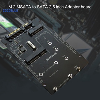 cocoblue tarjeta adaptadora compacta m.2 msata a sata 2.5 pulgadas 7pin 15pin eficiente placa convertidora indeformable para hdd