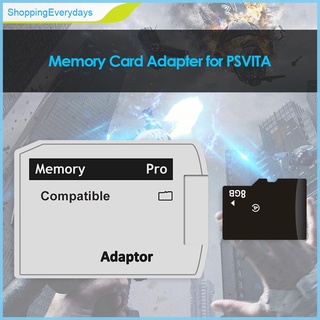 (ShoppingEverydays) Micro SD tarjeta de memoria adaptador para PSVita juego tarjeta sistema PSV 1000/2000