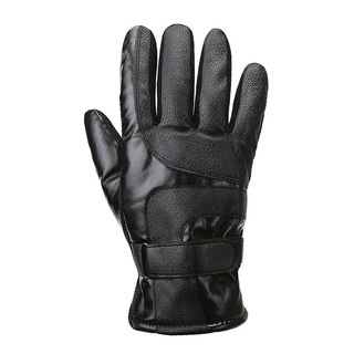 Guantes cálidos para motocicleta/guantes térmicos a prueba de viento/guantes de piel de invierno/guantes impermeables a prueba de viento