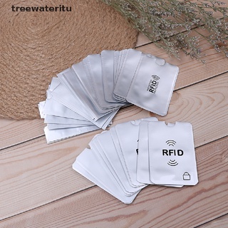 [treewateritu] 10pcs RFID tarjeta de crédito de identificación de bloqueo protector funda shield cover [treewateritu]