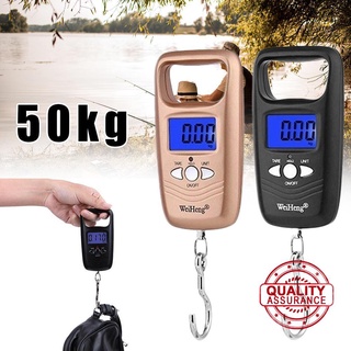 50kg Portable Digital Weight Electronic Pocket Hanging Scale Hook N9K1