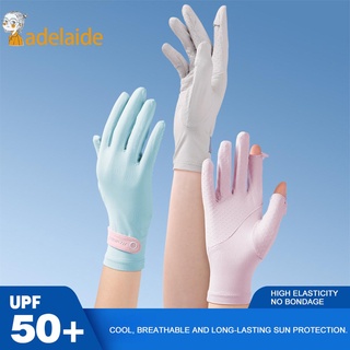 * guantes de protección uv para ciclismo/guantes elásticos de dedo completo para conducir/bicicletas