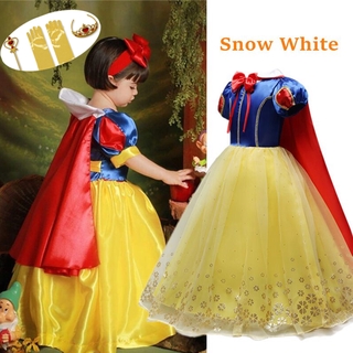 [NNJXD] Vestidos De Bebé Blanco Nieve Princesa Vestido Para Niñas Fiesta De Cumpleaños Navidad/Halloween Disfraz Ropa