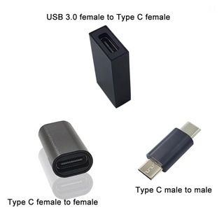 m* universal tipo c hembra a hembra, usb c macho a macho, usb 3.0 a tipo c hembra convertidor adaptador para teléfono móvil tablet ordenador