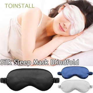 toinstall portátil venda de ojos de viaje cubierta de ojos de sueño protección de los ojos de las mujeres vendaje dormir natural reset suave noche eyeshade