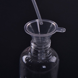raymond 10 unids/lote embudos cosméticos herramienta transparente líquido aceite embudos botella de aceite líquido perfume difusor embudo perfume perfume embudo plástico/multicolor (9)
