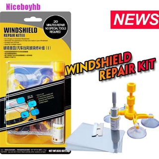 Niceboyhb Windshield Repair Kits DIY Car Window Repair Tools Glass Scratch Windscreen Crack Restore