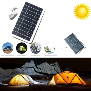 claudia111 5w 5v puerto usb multiusos panel solar al aire libre camping senderismo cargador de teléfono (4)