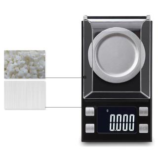 Balanzas de precisión LCD 10/20/30/50g/100g/0.001g LCD para joyas de laboratorio (3)