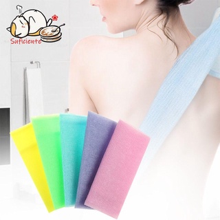 suficiente barato toalla de lavado nuevo lavado de baño paño de ducha de nylon exfoliante moda venta caliente limpieza corporal/multicolor