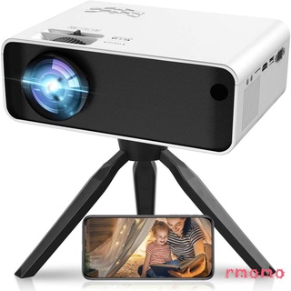 ★MO☌Mini HD Projector, Portable Small 1080P Mobile Office Home Cinema for