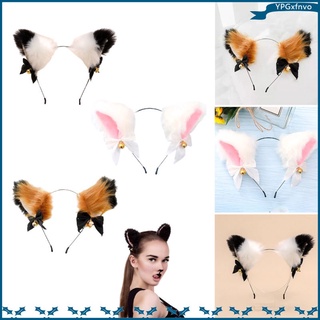 [Nuevas Llegadas] Corbata Campana Headwear Kawaii Accesorios Para El Cabello Halloween Diadema Animal Bandas De Pelo Aro Para Felpa Cosplay Disfraz