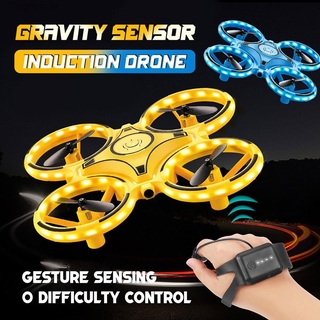 Mini Sensor De gravedad inducción con control De reloj y dron con Luz Colorida