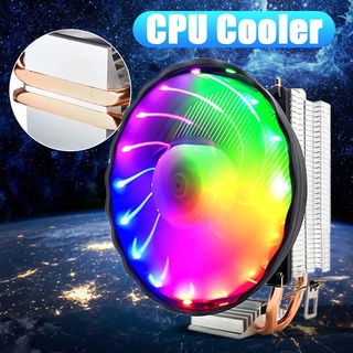 LED 4pin CPU Cooler Fan Heatsink Core For Intel Socket LGA 1156/1155 / 775 AMD ☆BrzoneSeMallVP