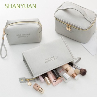 SHANYUAN 1 Pc Travel Cosmetic Bag 2Color Wash Toiletry Bags Make Up Bag Portable Hand Clear Bags Beauty Case 3 Style Toiletries Storage Zipper Makeup Organizer/Multicolor