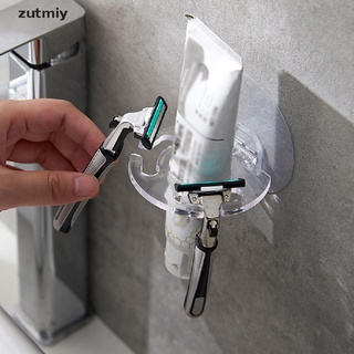 [zutmiy2] soporte de cepillo de dientes soporte de pasta de dientes estante de almacenamiento de afeitadora dispensador organizador m78 (6)