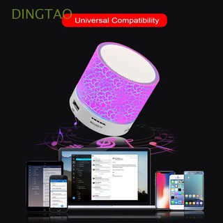 DINGTAO A9 altavoz Bluetooth para PC teléfono móvil Subwoofer inalámbrico Crack regalo portátil estéreo audio Mini música Crack altavoz altavoz/Multicolor
