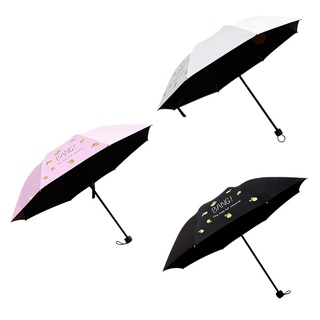 TRI [cab] paraguas creativo triple de dibujos animados moda simple protector solar paraguas de lluvia