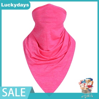 Luckydays - máscara deportiva transpirable de Color sólido para ciclismo al aire libre (rojo rosa)