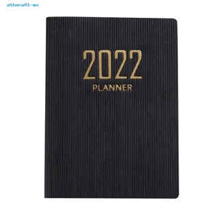 athena01.mx Flexible Daily Agenda Planner 2022 Weekly Goal Journal Record Book No Ink Bleeding for School (6)