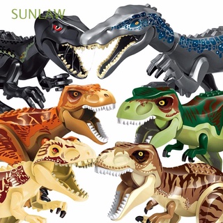SUNLAW El siglo de los dinosaurios Trozos de dinosaurio Juguetes educativos Tiranosaurio rex Ladrillo de dinosaurio Bloques de construcción Regalos para niños Juguetes DIY Rex Juguetes para niños Bloque de montaje Modelo de dinosaurio
