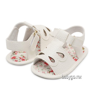 Moda hueco zapatos de bebé antideslizante suave suela suela niños sandalia zapatos