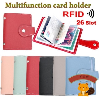 Yew Bolsa multifunción delgada con bolsillo/color Pastel/tarjeta Rfid/bloqueo 26/multicolor