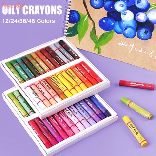 Crayons 12/24/36/48 Color Oil Pastel Water-Soluble Color Graffiti Painting Pen Crayons Art Supplies