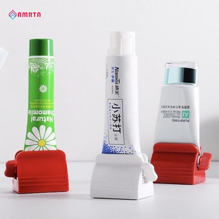 【AMRTA 】Gran exprimidor Manual de pasta de dientes limpiador Facial crema de manos ungüento exprimidor dispensador de pasta de dientes regalo