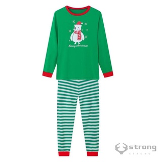 NQ Family-Traje De Pijama De Navidad , Cuello En O , Manga Larga , Camiseta Con Impresión