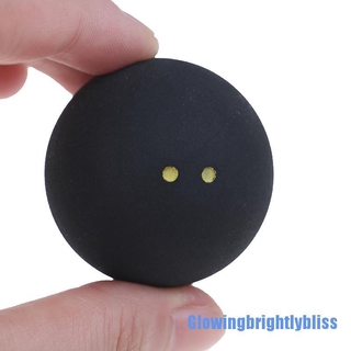 [brightlybliss] bola de squash de dos amarillos puntos de baja velocidad deportes bolas de goma competencia squash