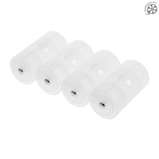 [IN STOCK]4 Pcs Battery Converter Adaptor AA to D Size Battery Protective Case Holder PP Material