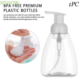 XISHOW 1pc Util Botella de espumoso transparente De plástico Liquido Dispensador de jabon Nuevo Hand Sanitizer Home Bath Supplies Shampoo Gel de ducha Contenedor de la bomba