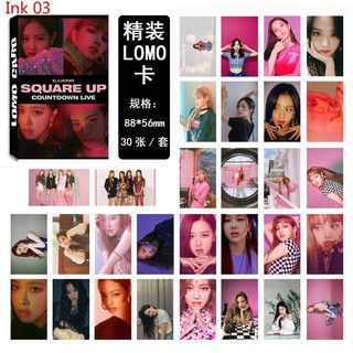 Nuevo KPOP BLACKPINK tarjeta hecha a sí mismo LOMO Photo Fans tarjeta 30 pcs/set KOREA FASHION