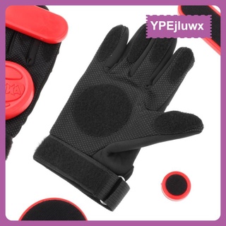 [venta caliente] guantes de monopatín con deslizadores, estándar longboard downhill slide guantes de skate para hombres mujeres deportes al aire libre