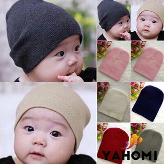 Zxt-gorro Unisex recién nacido gorro suave lindo algodón gorra invierno caliente sólido gorra bebé Toddle sombrero